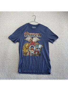 Queen Band Logo T-Shirt Sz Small Official Bravado Merch Graphic Rock Music Tee
